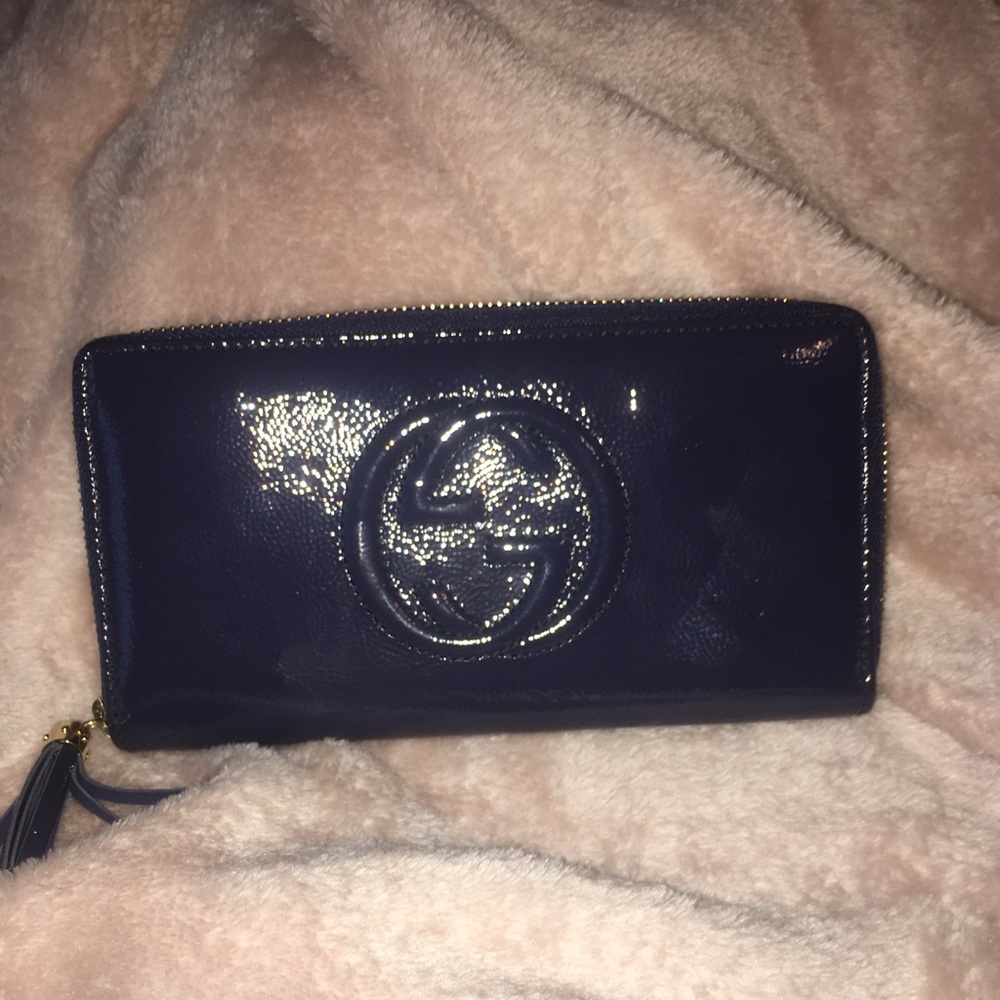 100% Authentic Gucci Soho Wallet - Picture 1 of 8